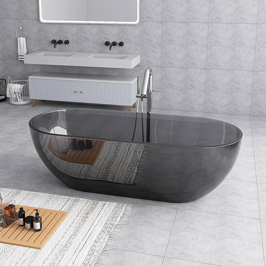 その他 1/6 native bath tub Avalon 72-Inch Concrete Soaking Tub | Native Trails